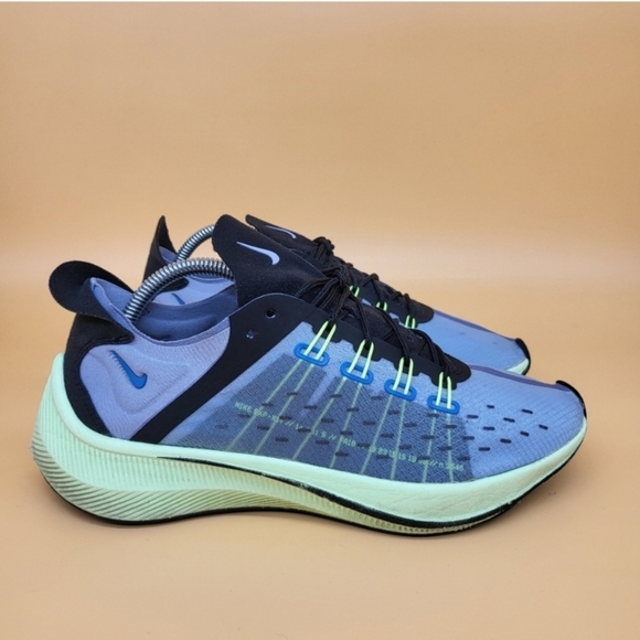 Nike Exp X-14 Photo Blue Volt Running Shoes Women's Size 10 - Picture 3 of 8